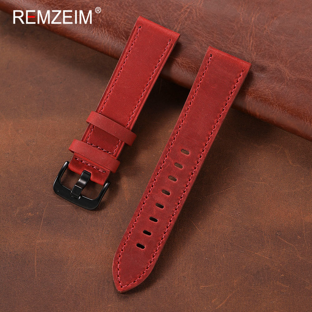 Suede Strap Watch - Cinturino Classico da Uomo in Pelle