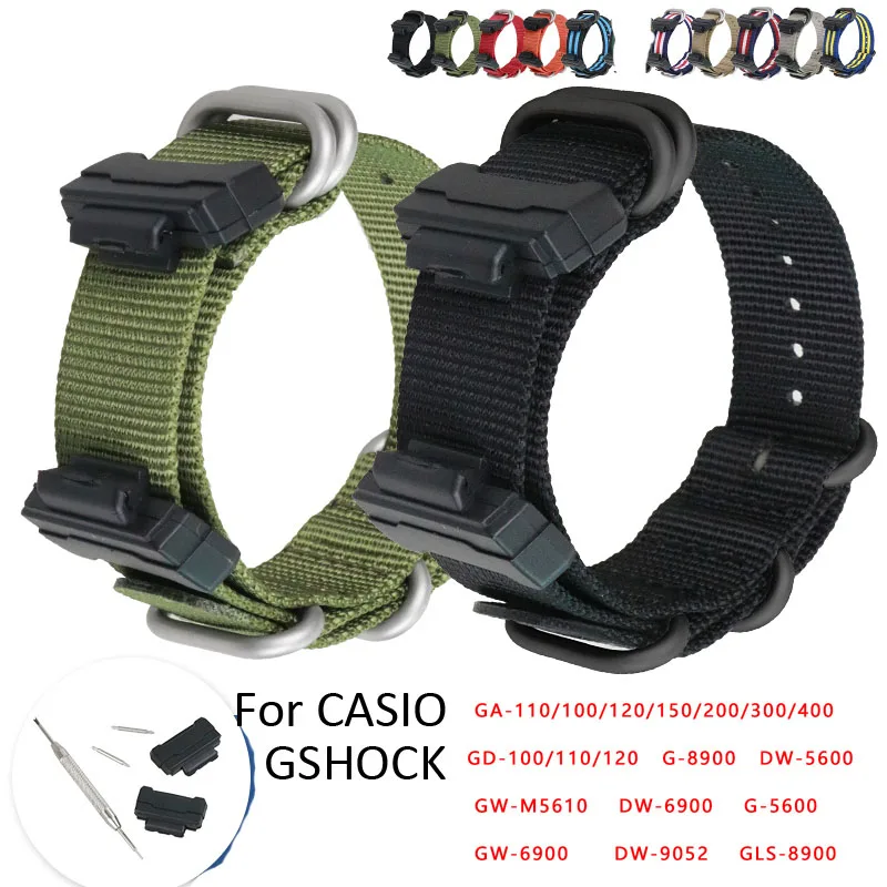 Casio Watch G-Shock Dw-5600 - Cinturino in nylon per Casio G-SHOCK