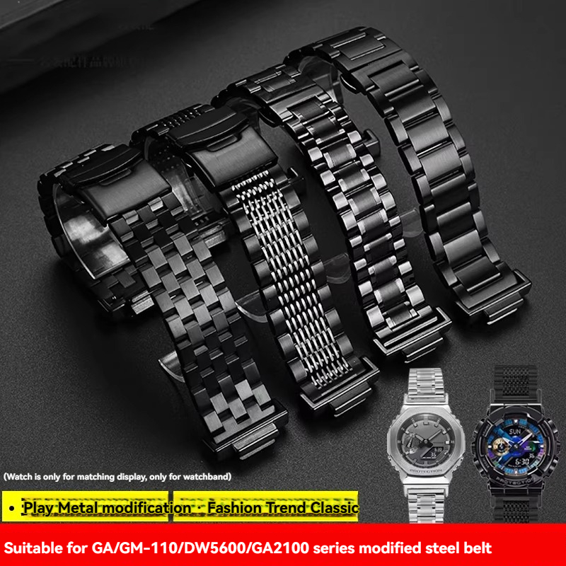 Casio Watch G-Shock Dw-5600 - Cinturino per orologio in acciaio inossidabile