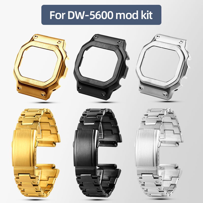 Casio Watch G-Shock Dw-5600 - Kit mod cinturino cassa orologio in