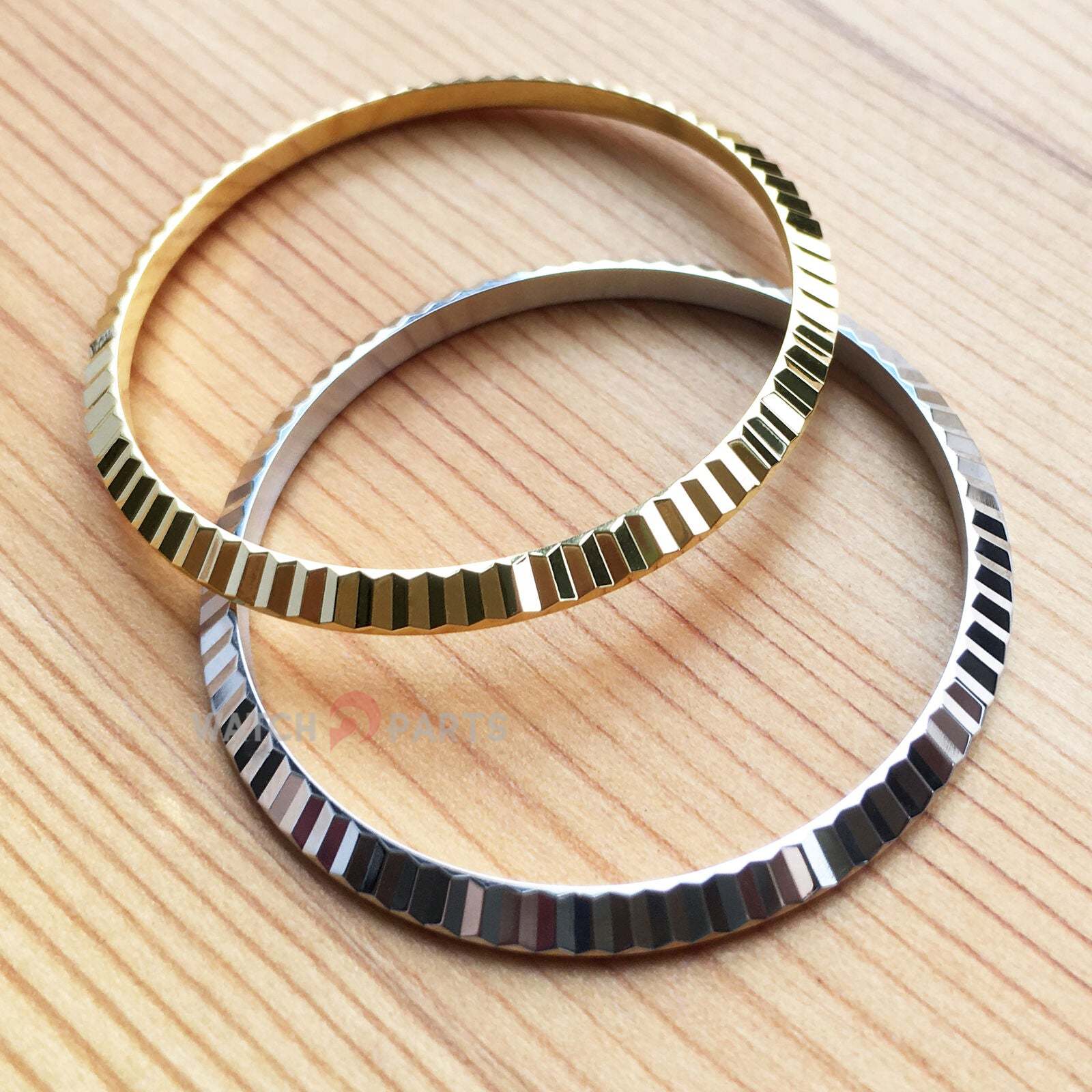 Rolex Watch Datejust - Lunetta ad anello scanalato in acciaio