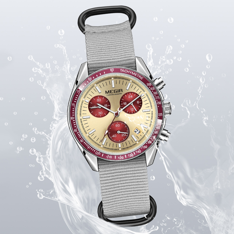 MEGIR Nuovi Orologi da Uomo di - Canvas Strap Watch recensione e prezzo