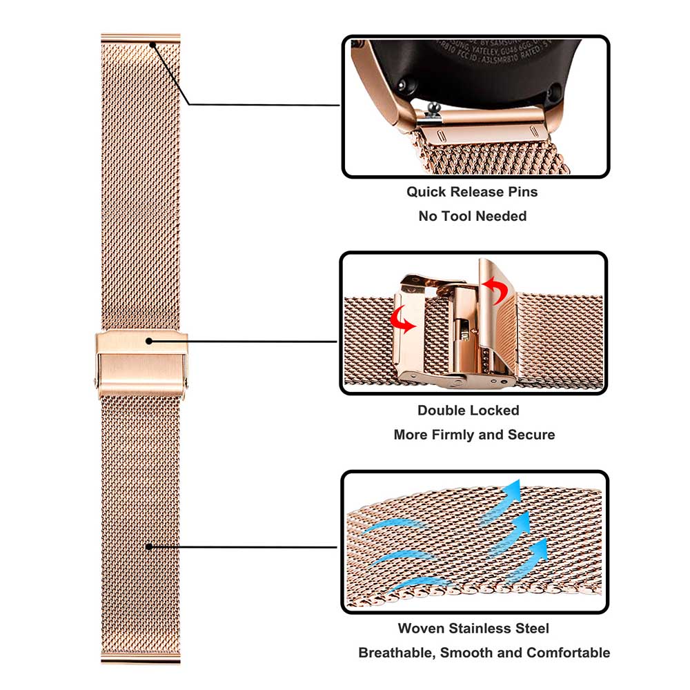Cinturino in metallo per Samsu - Mesh Strap Metal recensione e prezzo