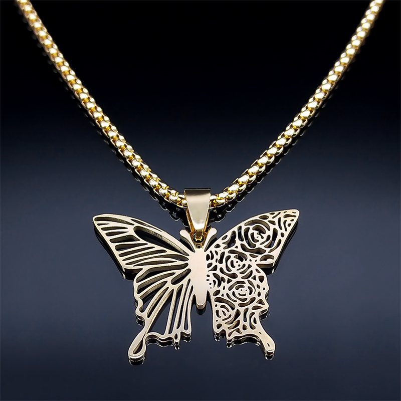 Collana con Ciondolo Estetico  - Butterfly Clasp Deployant recensione e prezzo
