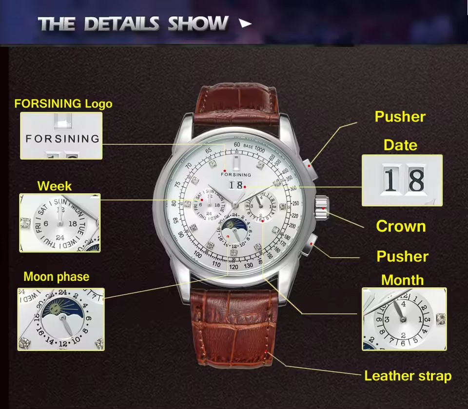 FORSINING Replica multifunzion - Patek Philippe Watch Nautilus recensione e prezzo