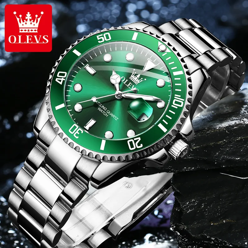 OLEVS Orologio al quarzo origi - Rolex Watch Datejust recensione e prezzo