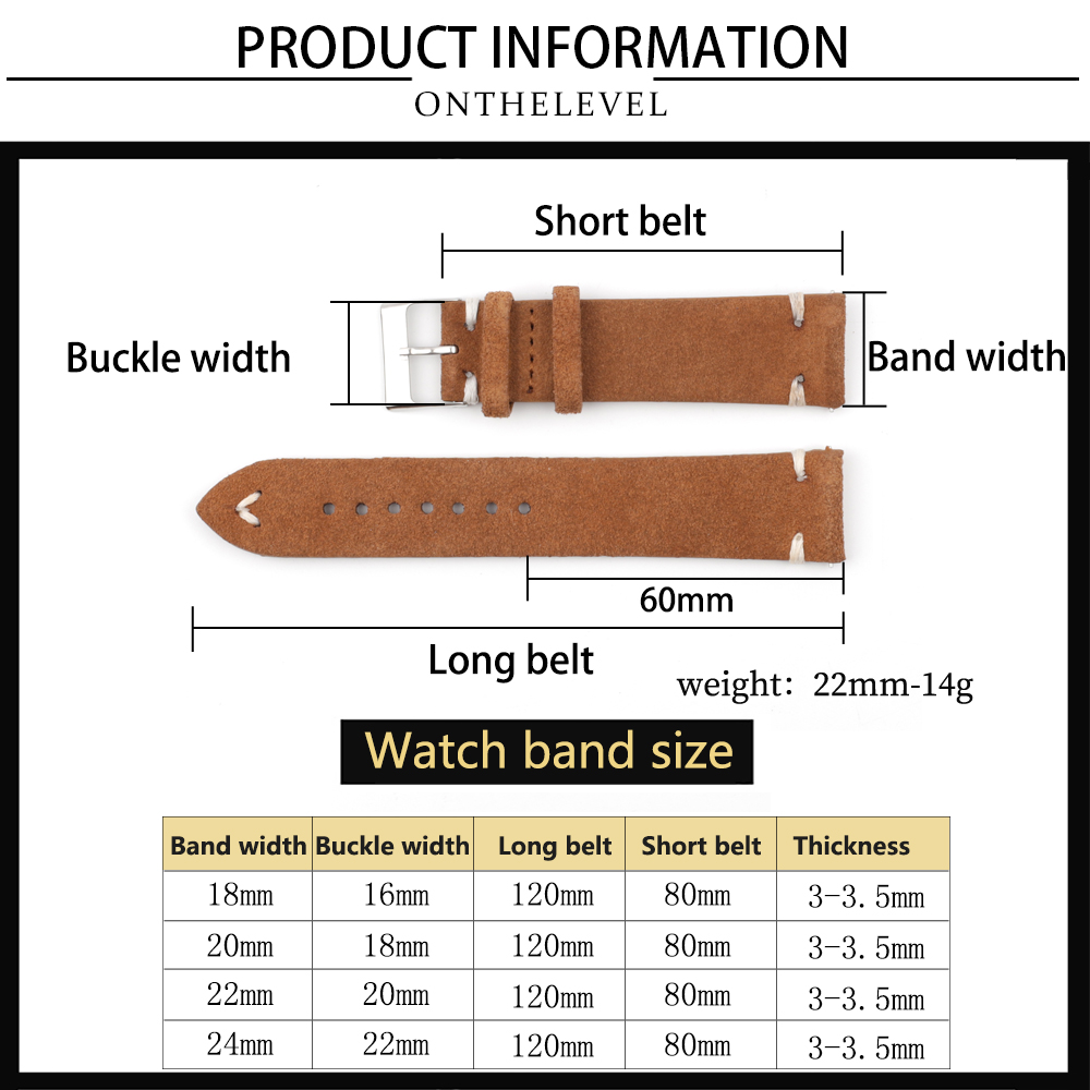 Cinturini per orologi in pelle - Suede Strap Watch recensione e prezzo
